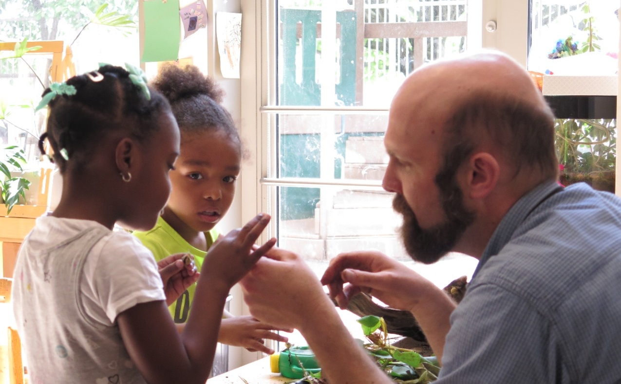 Arlitt staff with kids