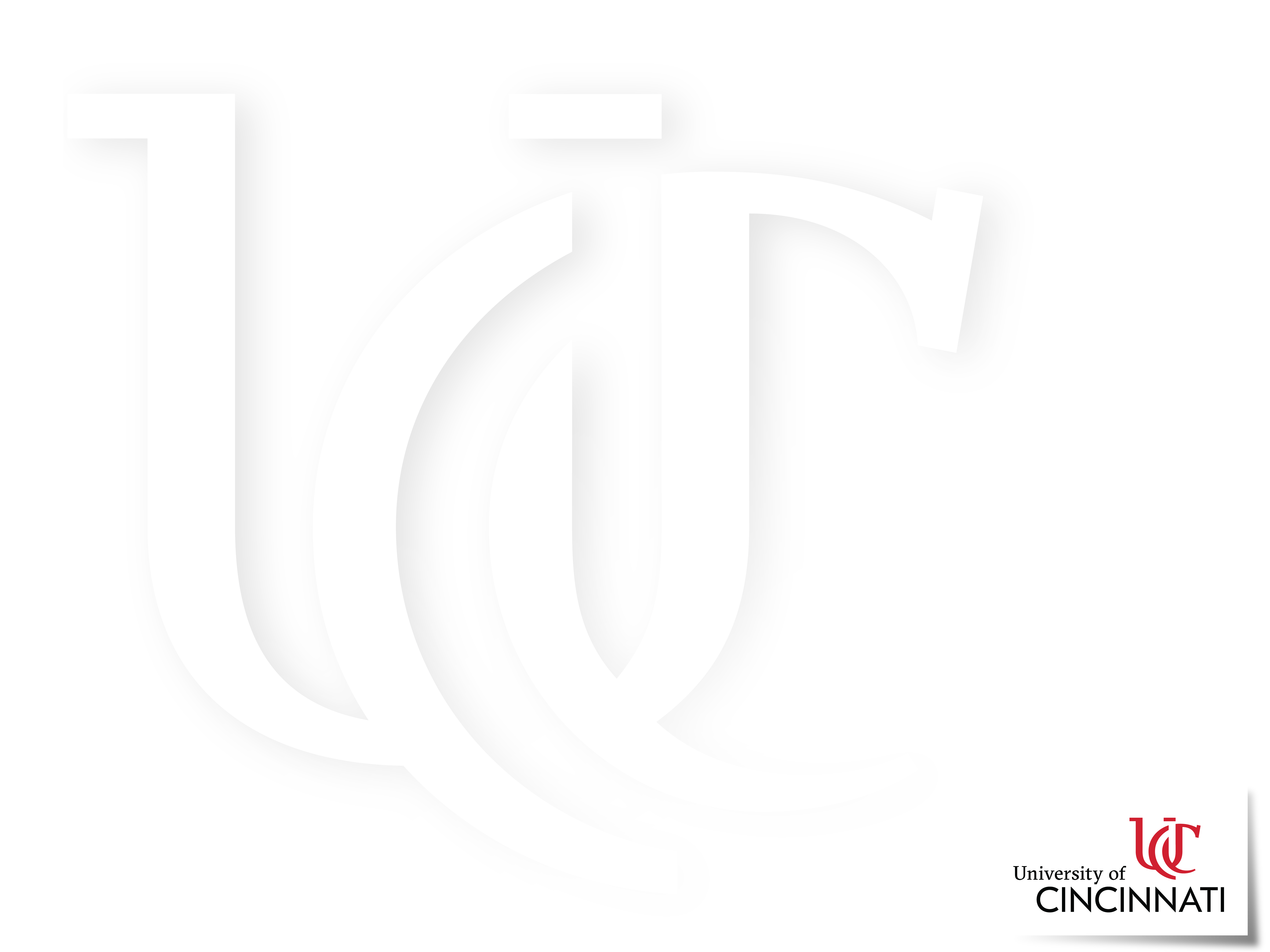 UC Monogram with Logo Standard PowerPoint