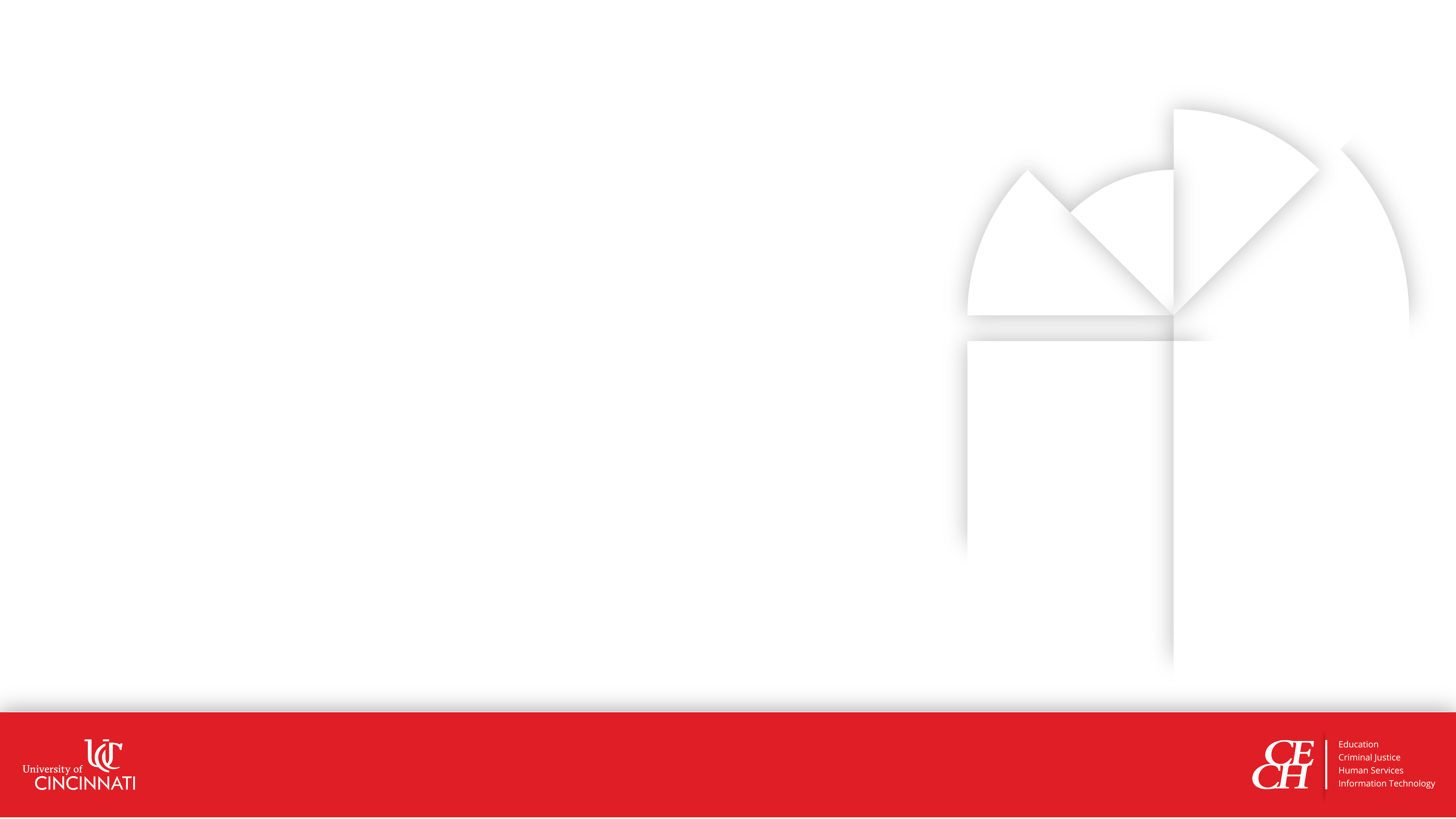 Red Footer Wide PowerPoint